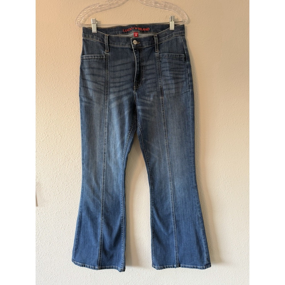 Lucky Brand Stevie High Rise Flare Jeans Womens 6/28A Blue Medium Denim Pants